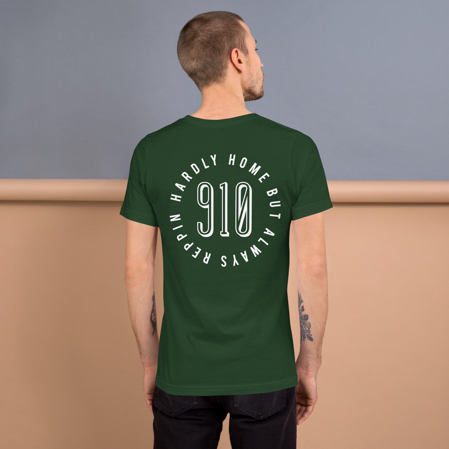 Unisex HARDLY HOME 910 OVAL T-shirt