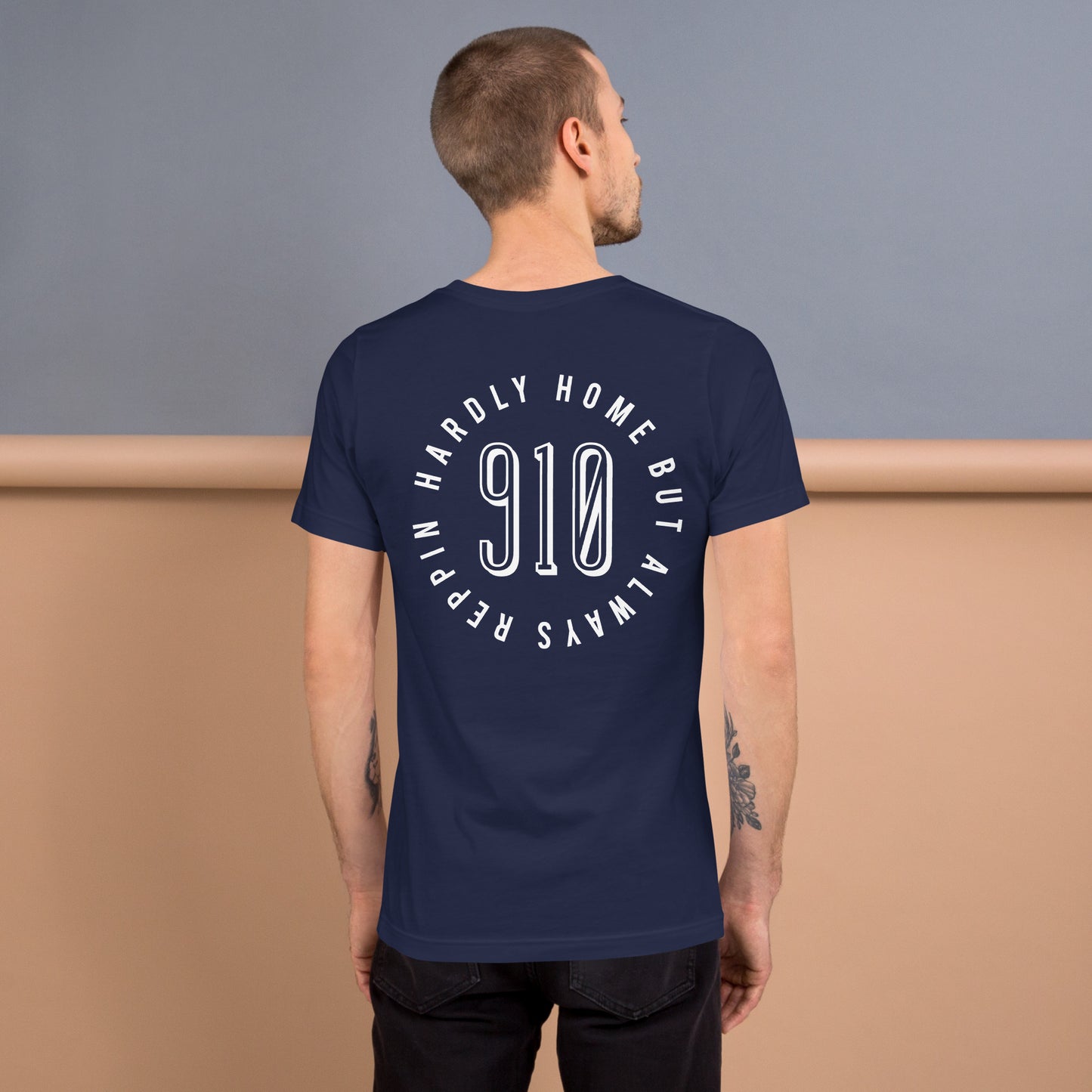 Unisex HARDLY HOME 910 OVAL T-shirt