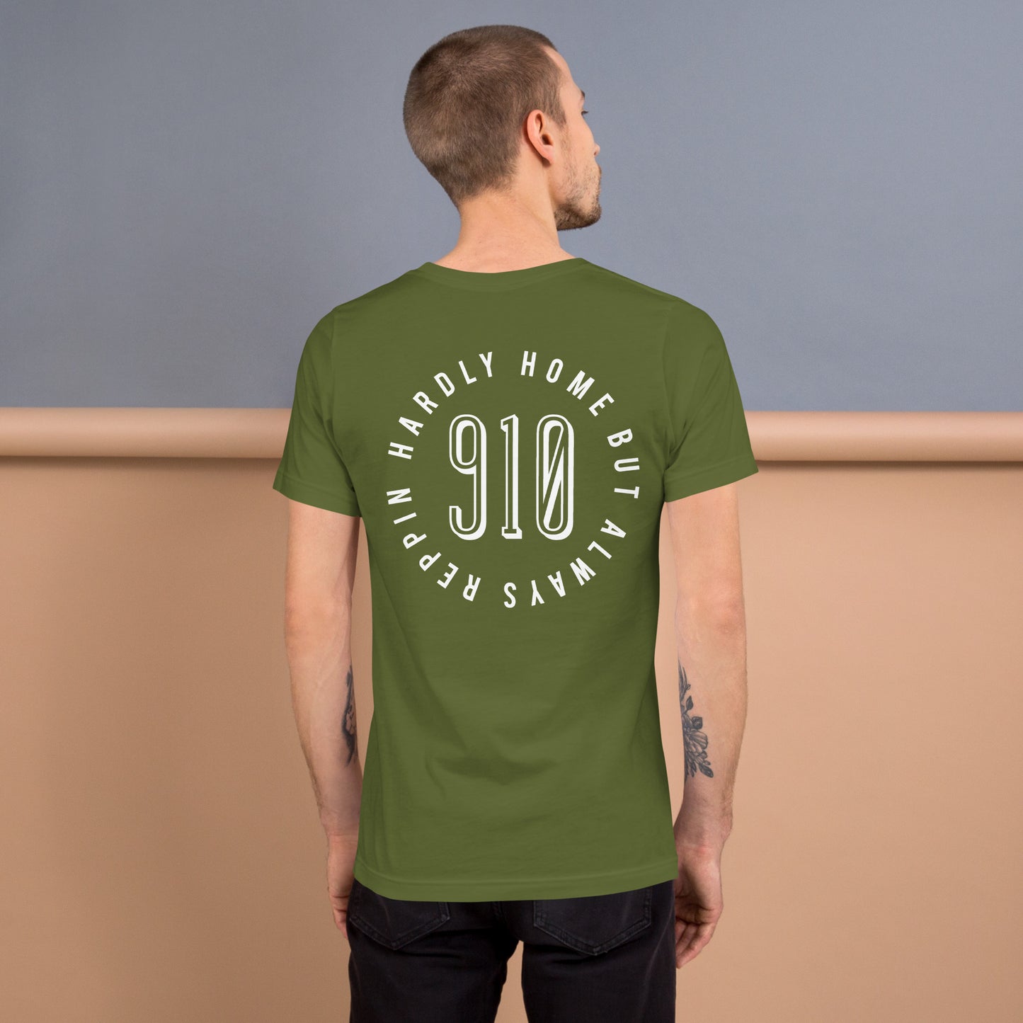 Unisex HARDLY HOME 910 OVAL T-shirt