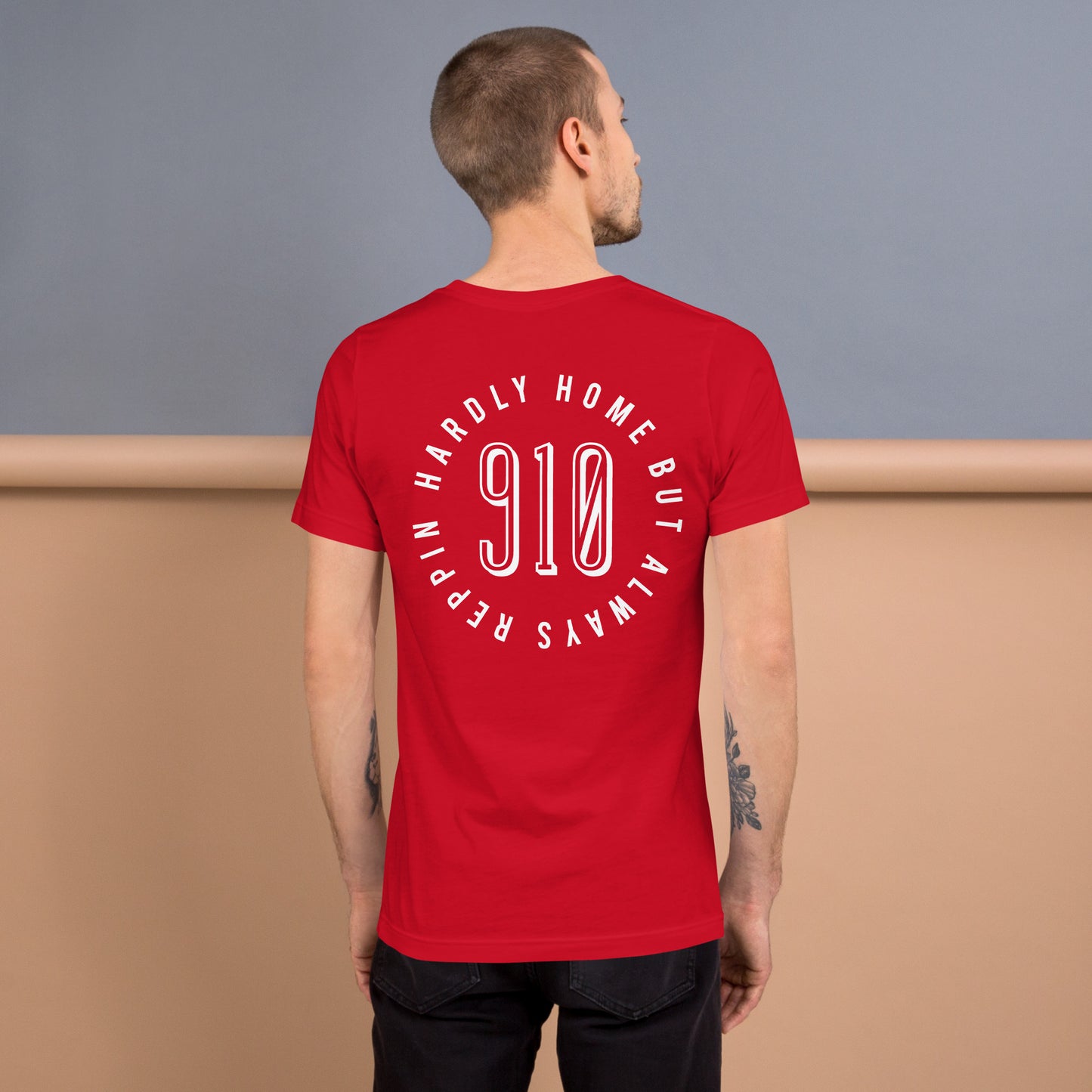 Unisex HARDLY HOME 910 OVAL T-shirt