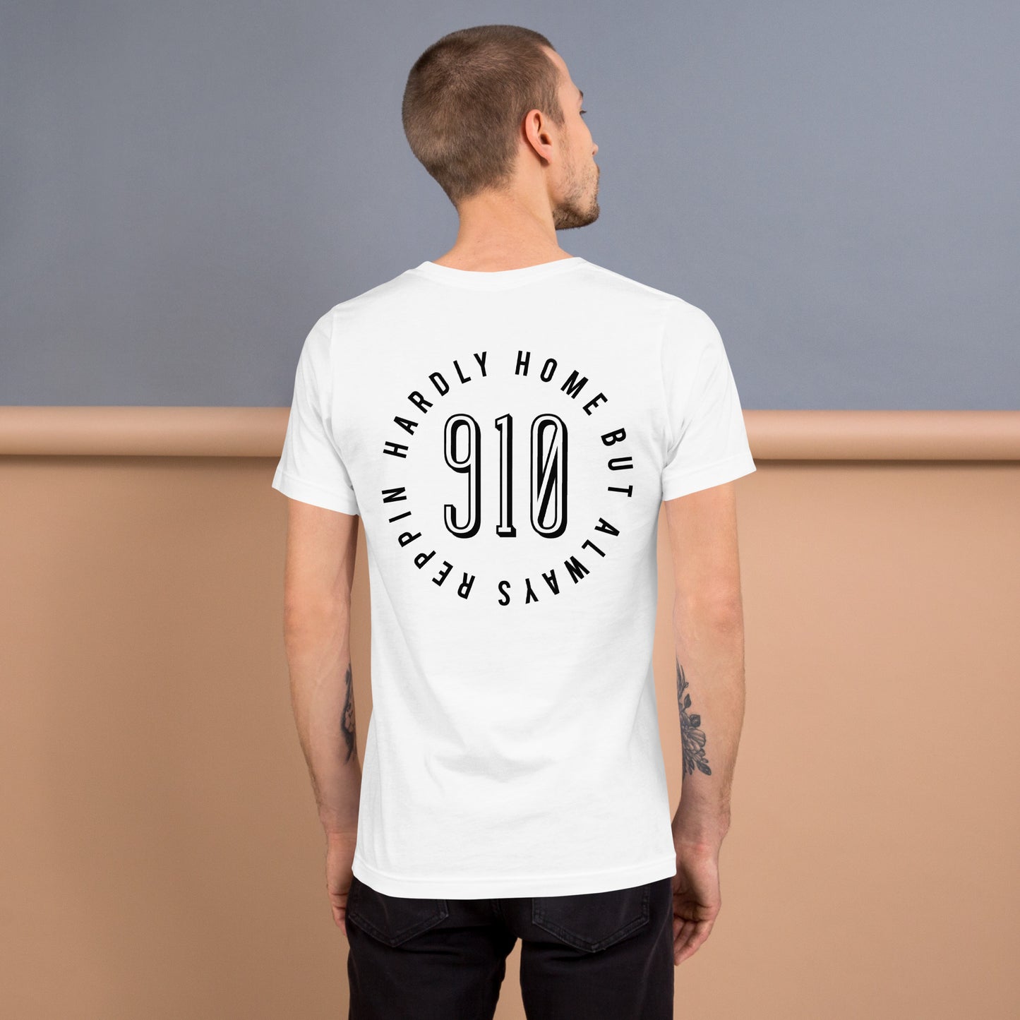 Unisex HARDLY HOME 910 OVAL T-shirt